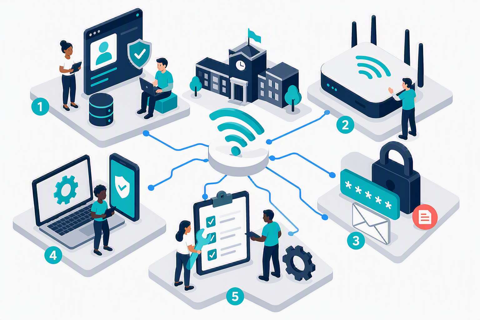 Current Wi-Fi Access Methods in Educational Institutions