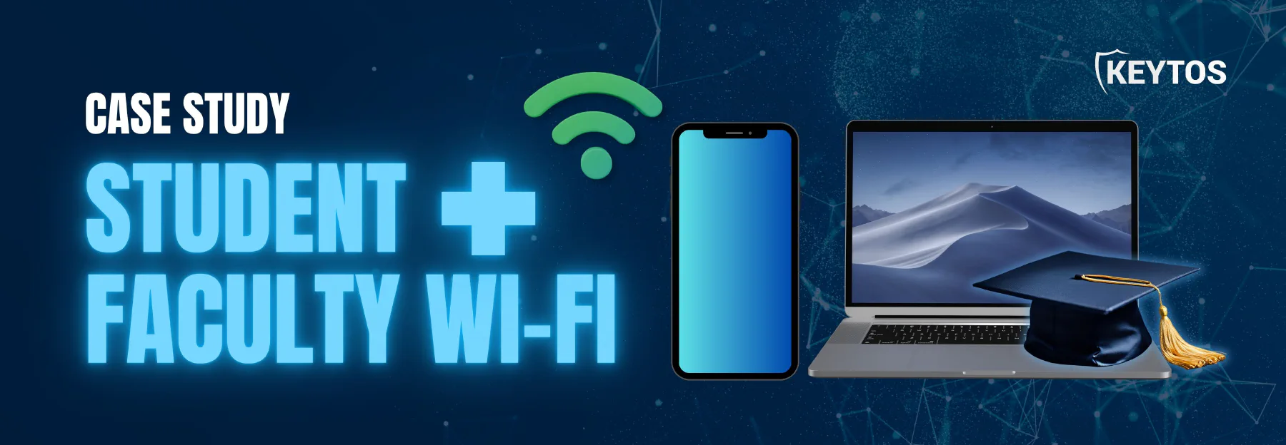 Keytos Security allows students to securely access Wi-Fi networks without needing to enroll their devices in Mobile Device Management (MDM).