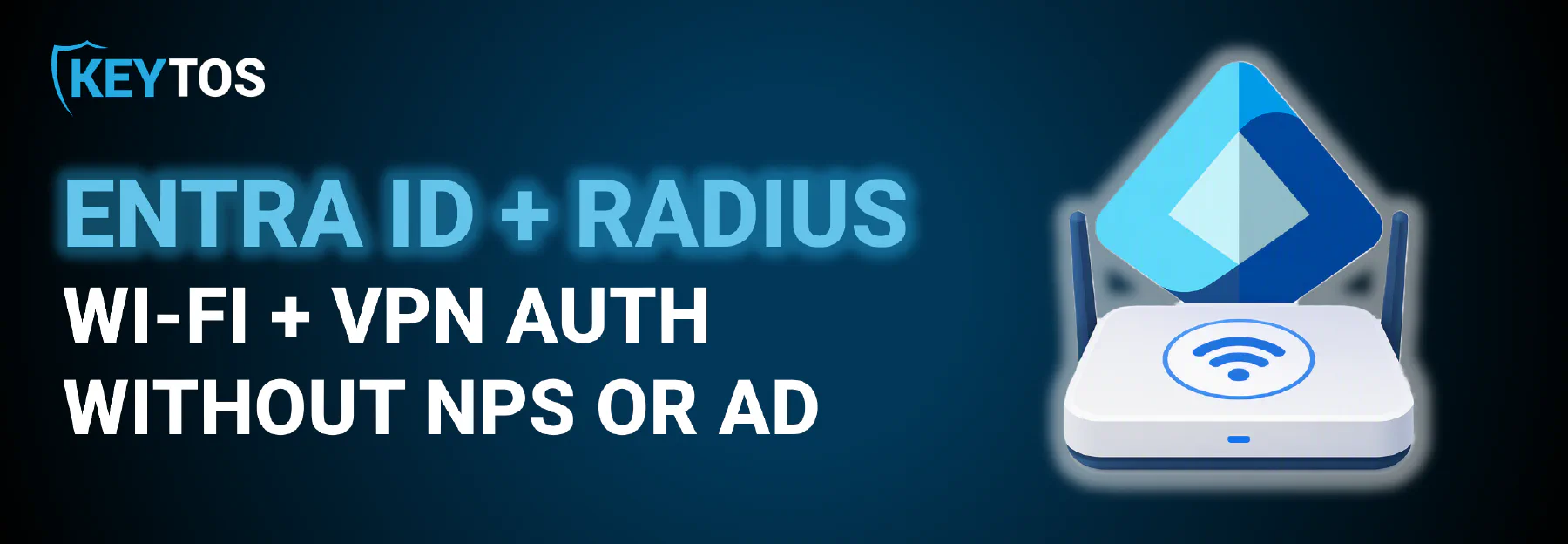 Entra ID doesn't natively support RADIUS. Learn how to use a cloud RADIUS service that supports Entra ID to authenticate your users and devices without needing NPS or on-premises Active Directory.