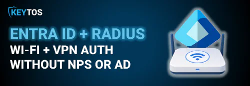 Entra ID doesn't natively support RADIUS. Learn how to use a cloud RADIUS service that supports Entra ID to authenticate your users and devices without needing NPS or on-premises Active Directory.