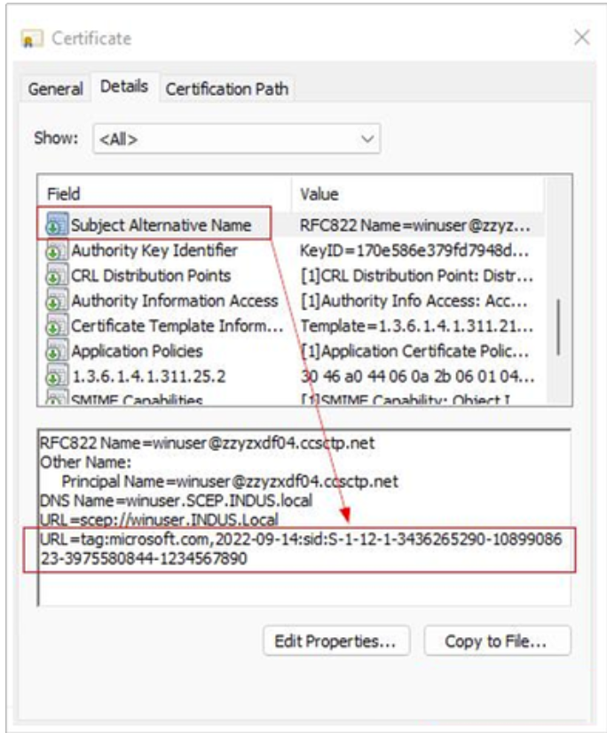 certificate strong mapping in Intune