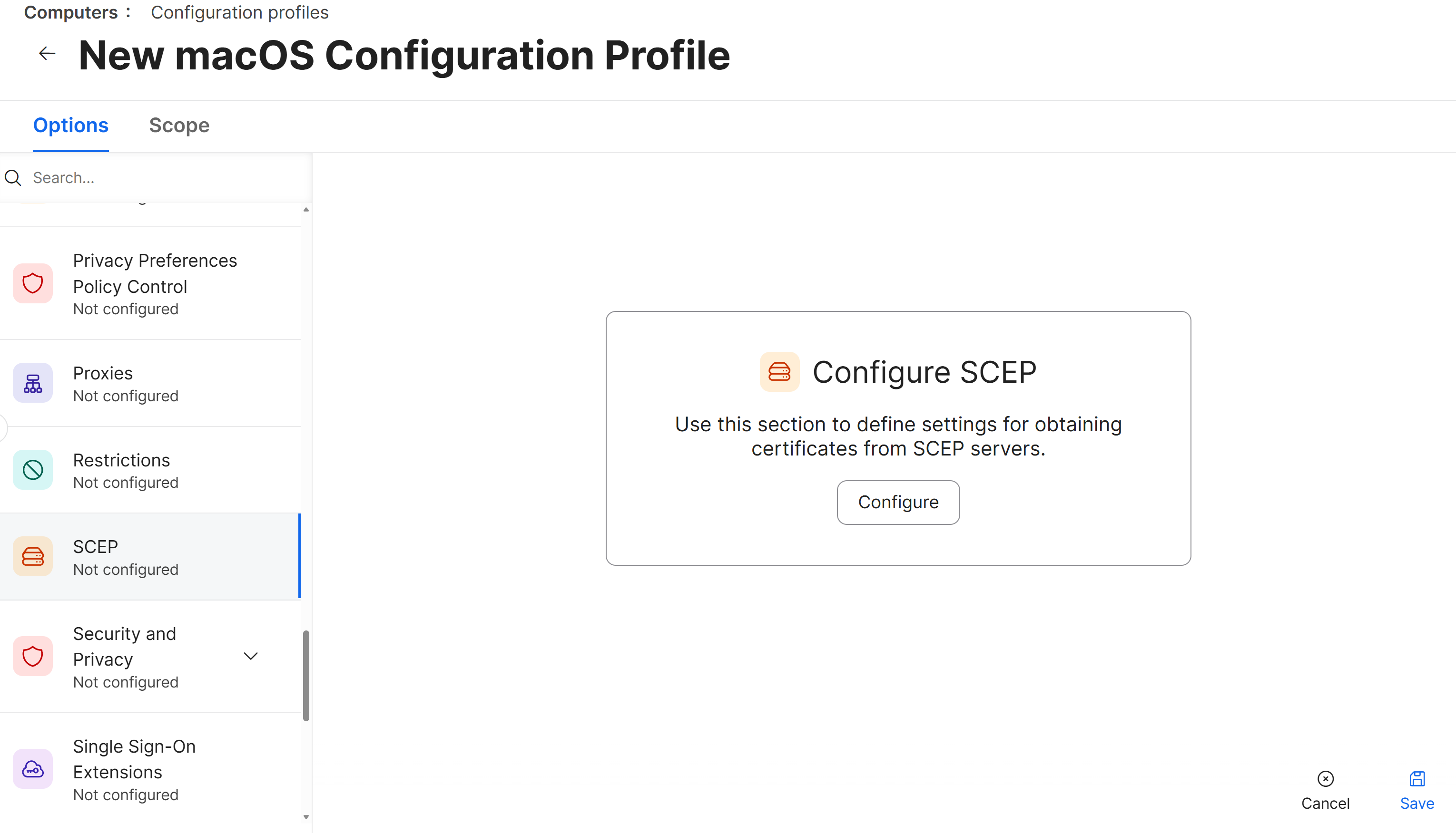 Jamf SCEP Certificate Authority Integration