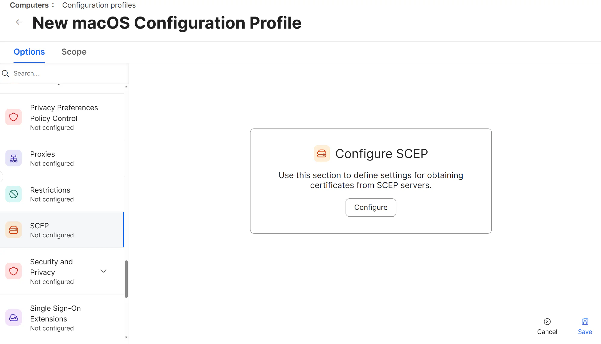 Jamf SCEP Certificate Authority Integration