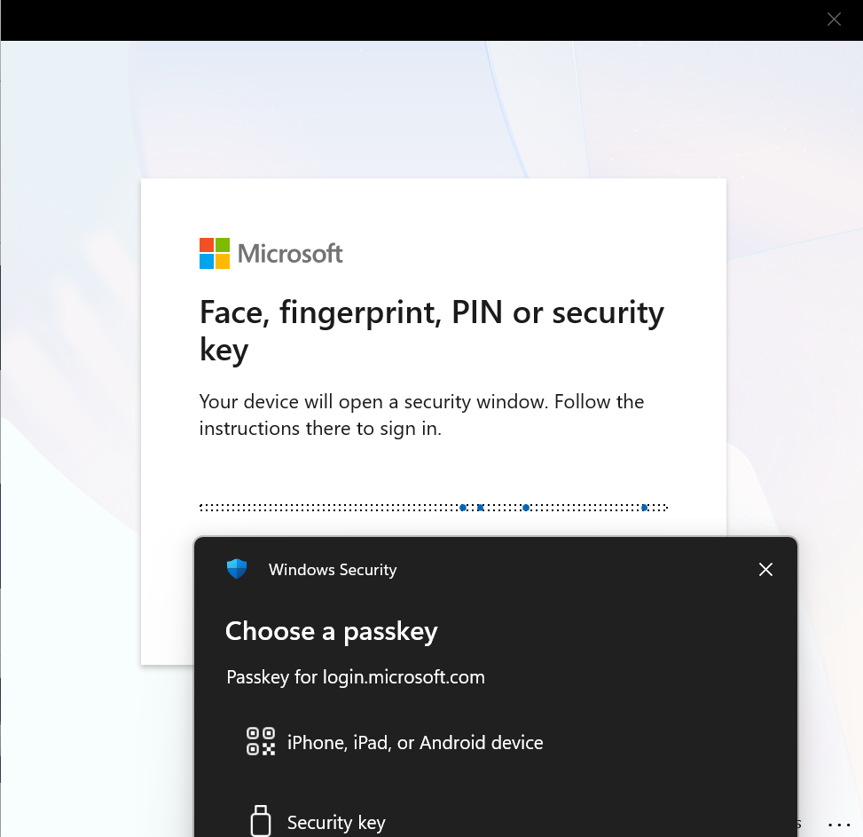 Authenticate RDP connection with FIDO2 security key