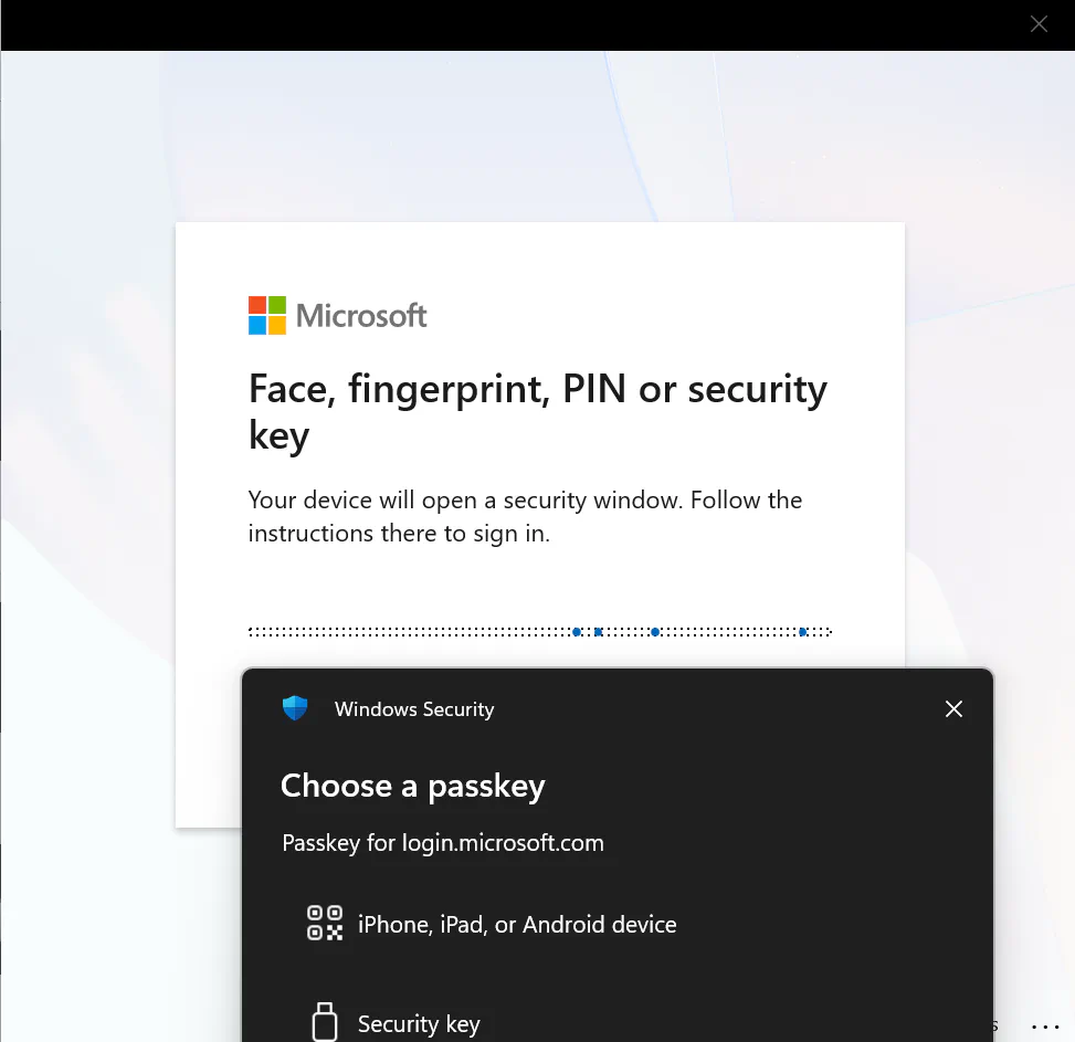 Authenticate RDP connection with FIDO2 security key