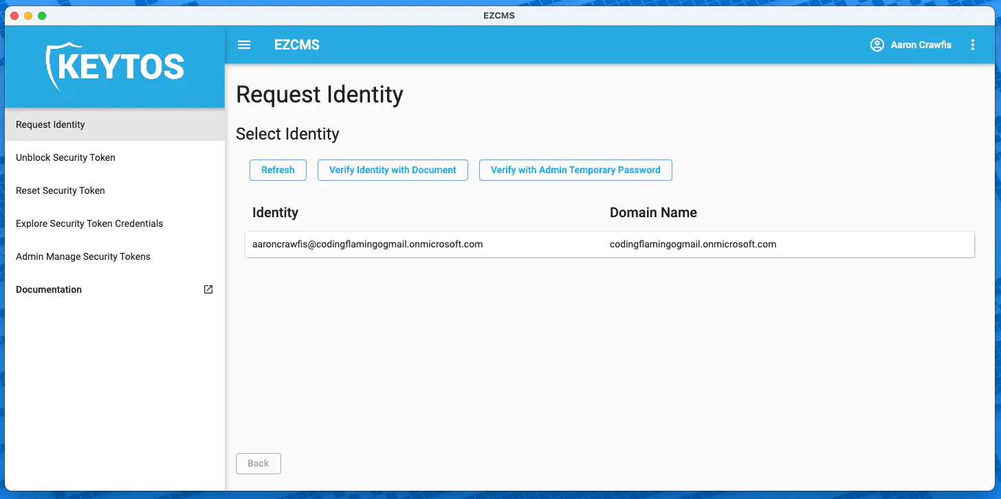 EZCMS YubiKey Onboarding for macOS