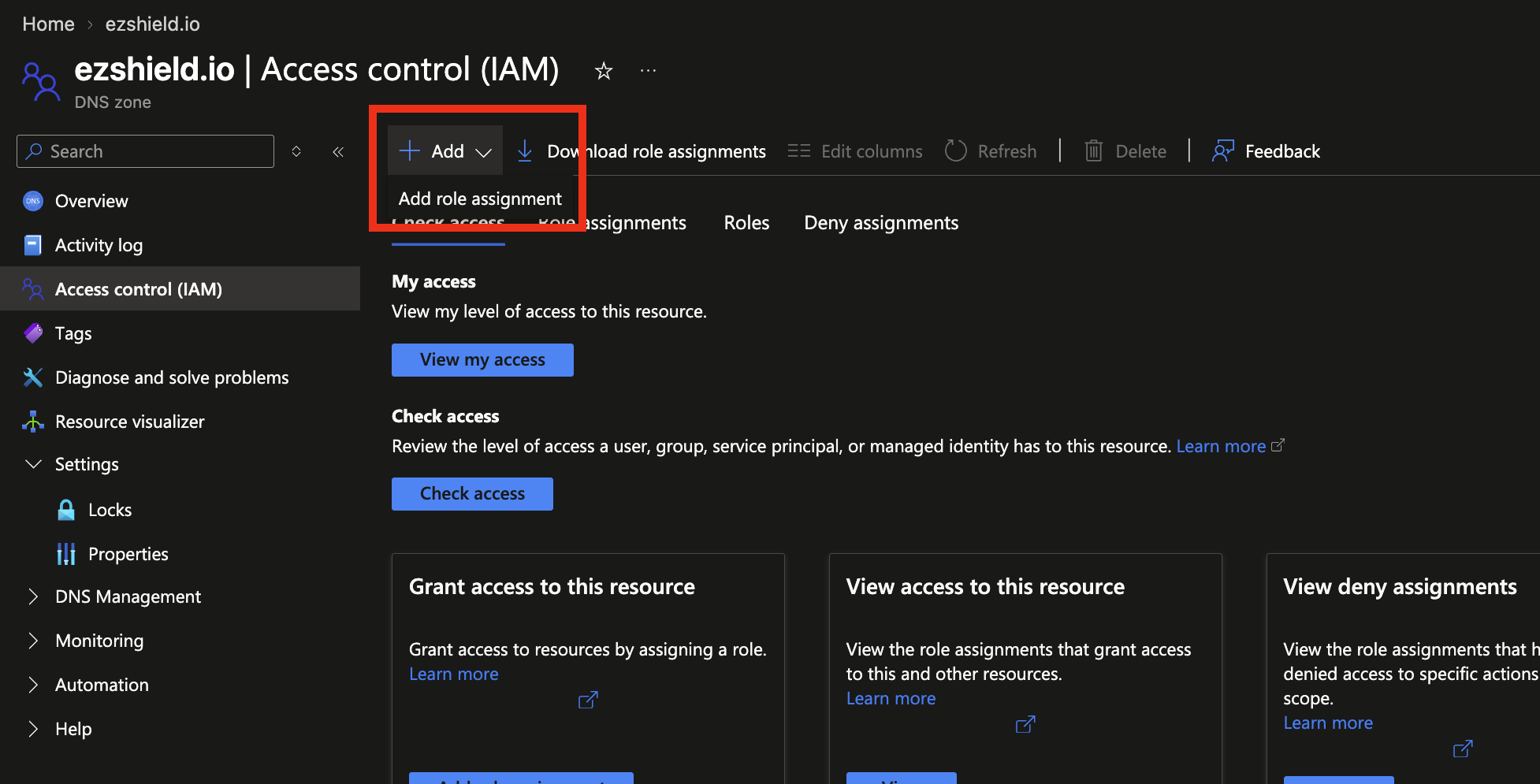Azure IAM Add Role Assignment