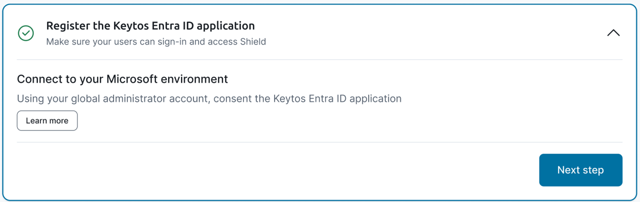 Register the Keytos Entra ID Application