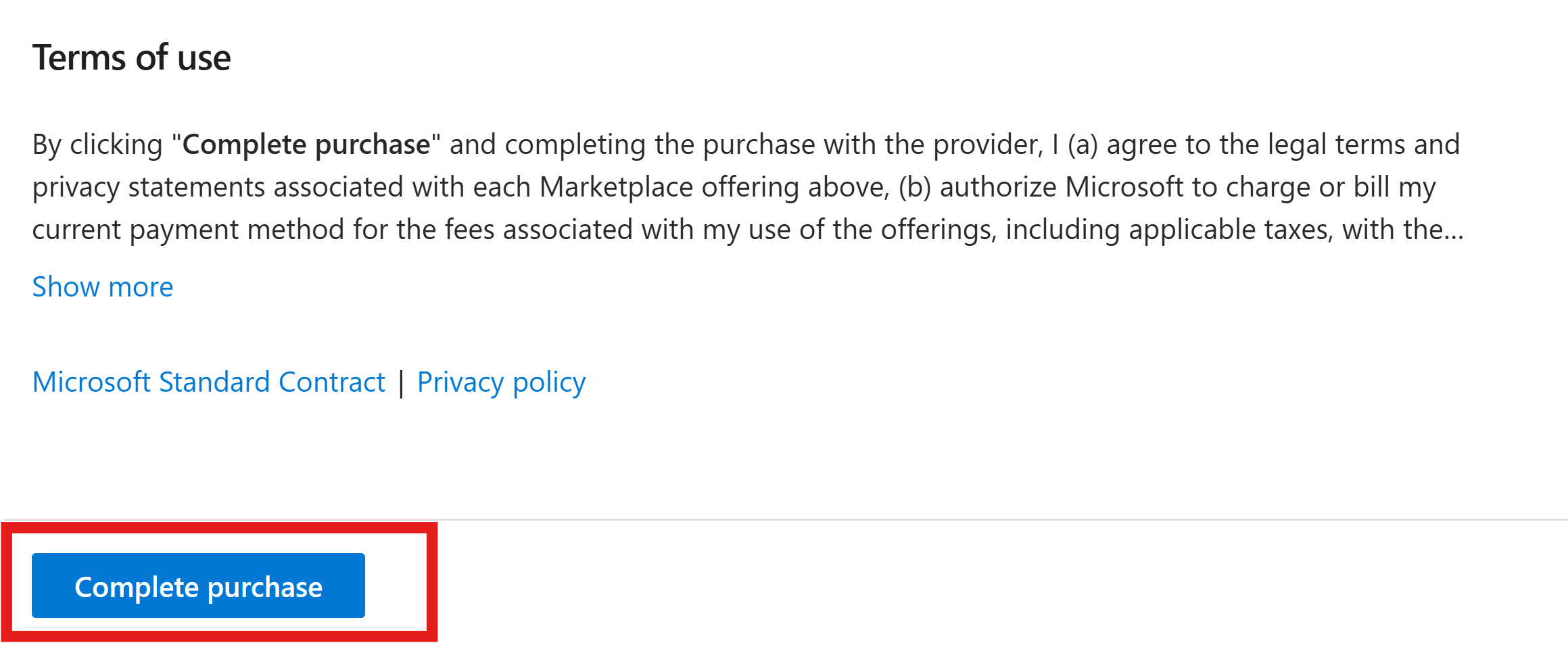 Keytos Shield Azure Marketplace Complete Purchase