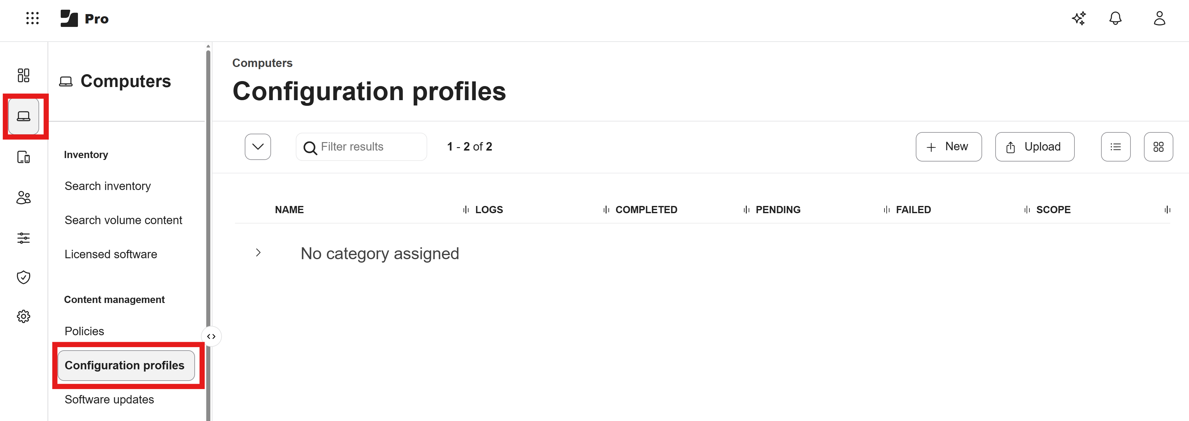 Jamf Pro Configuration Profiles