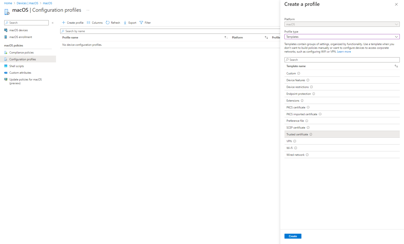 How to Create macOS Trusted Certificate in Intune