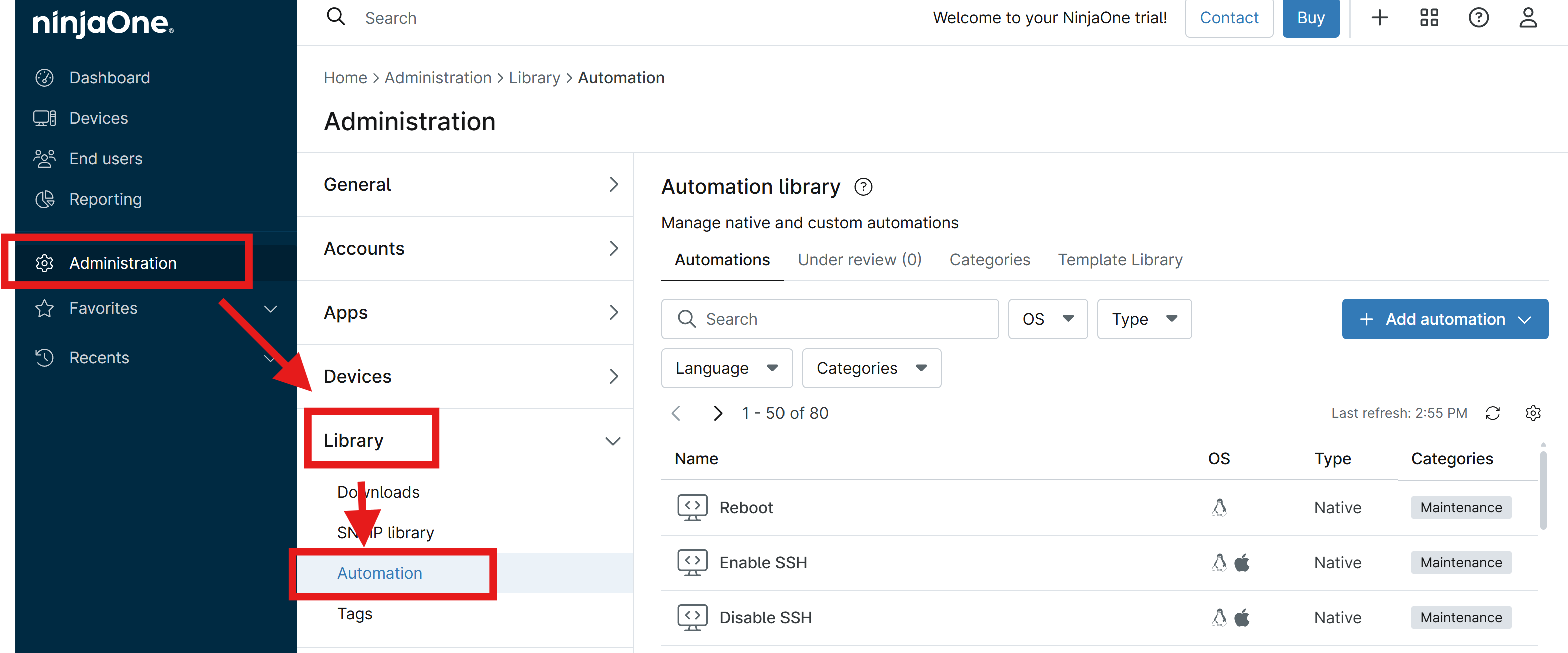 NinjaOne Automation Library