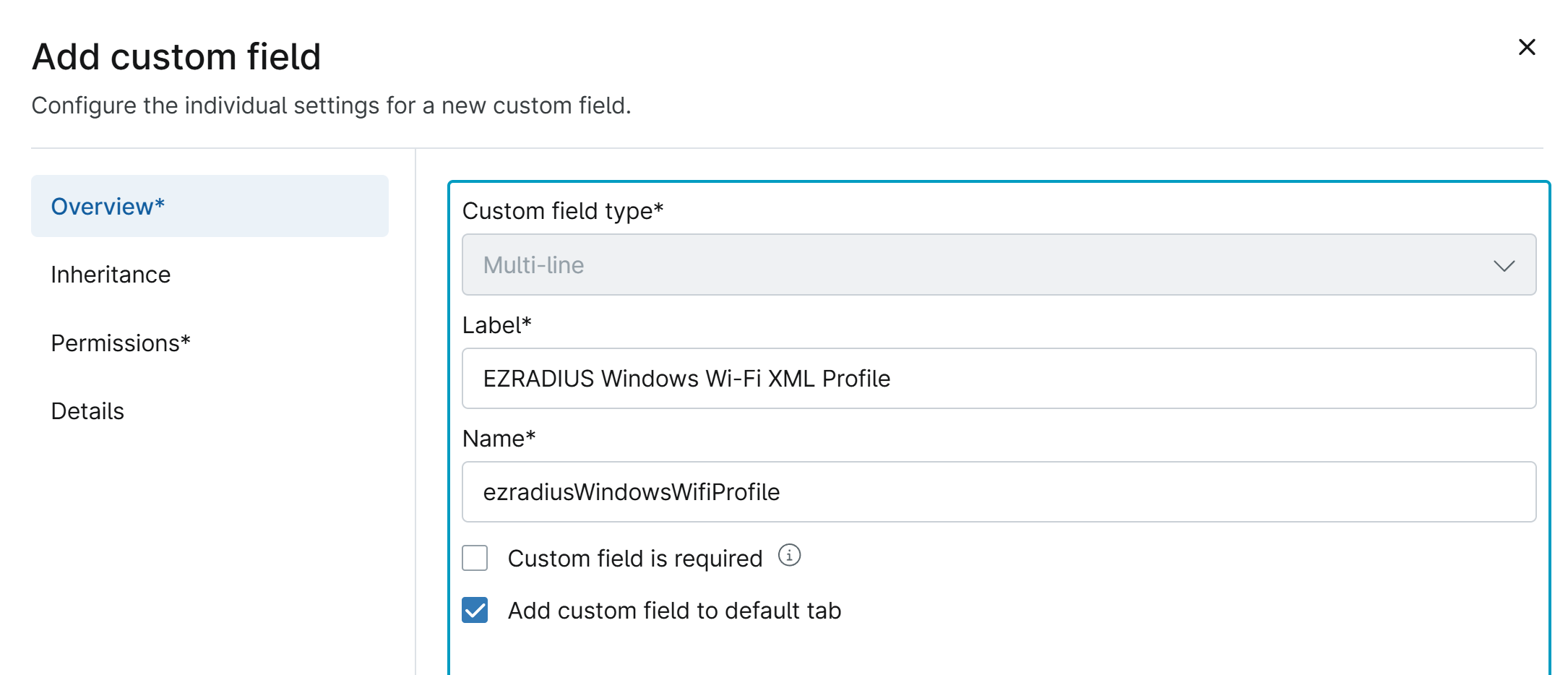 NinjaOne Custom Field Overview