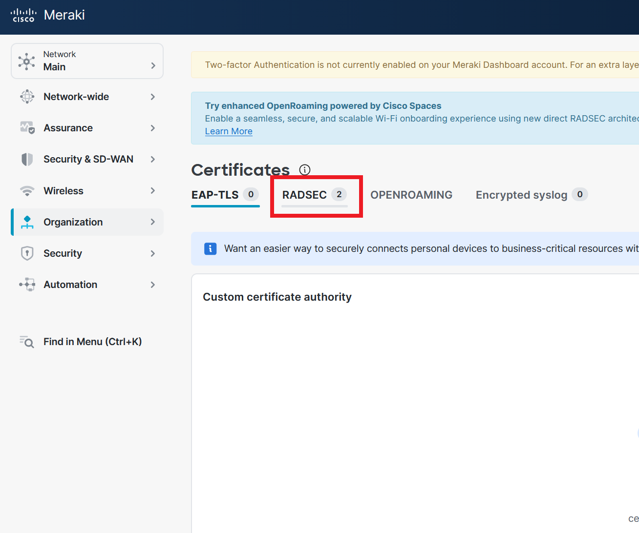 How to Add RADIUS Server for Entra ID in Meraki Network