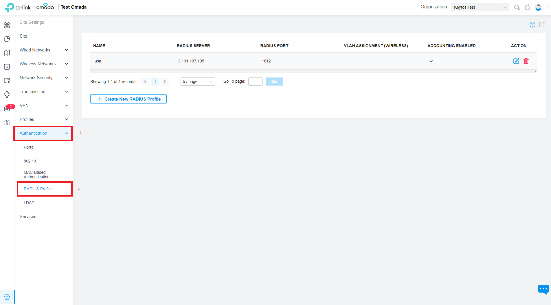 How to Setup RADIUS Authentication in TP-Link Omada Network Controller
