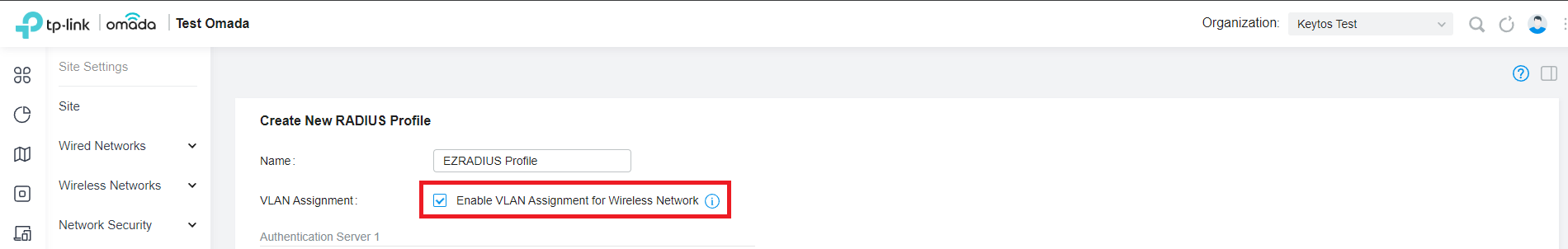 How to Setup dynamic VLAN with RADIUS Profile in TP-Link Omada Network Controller