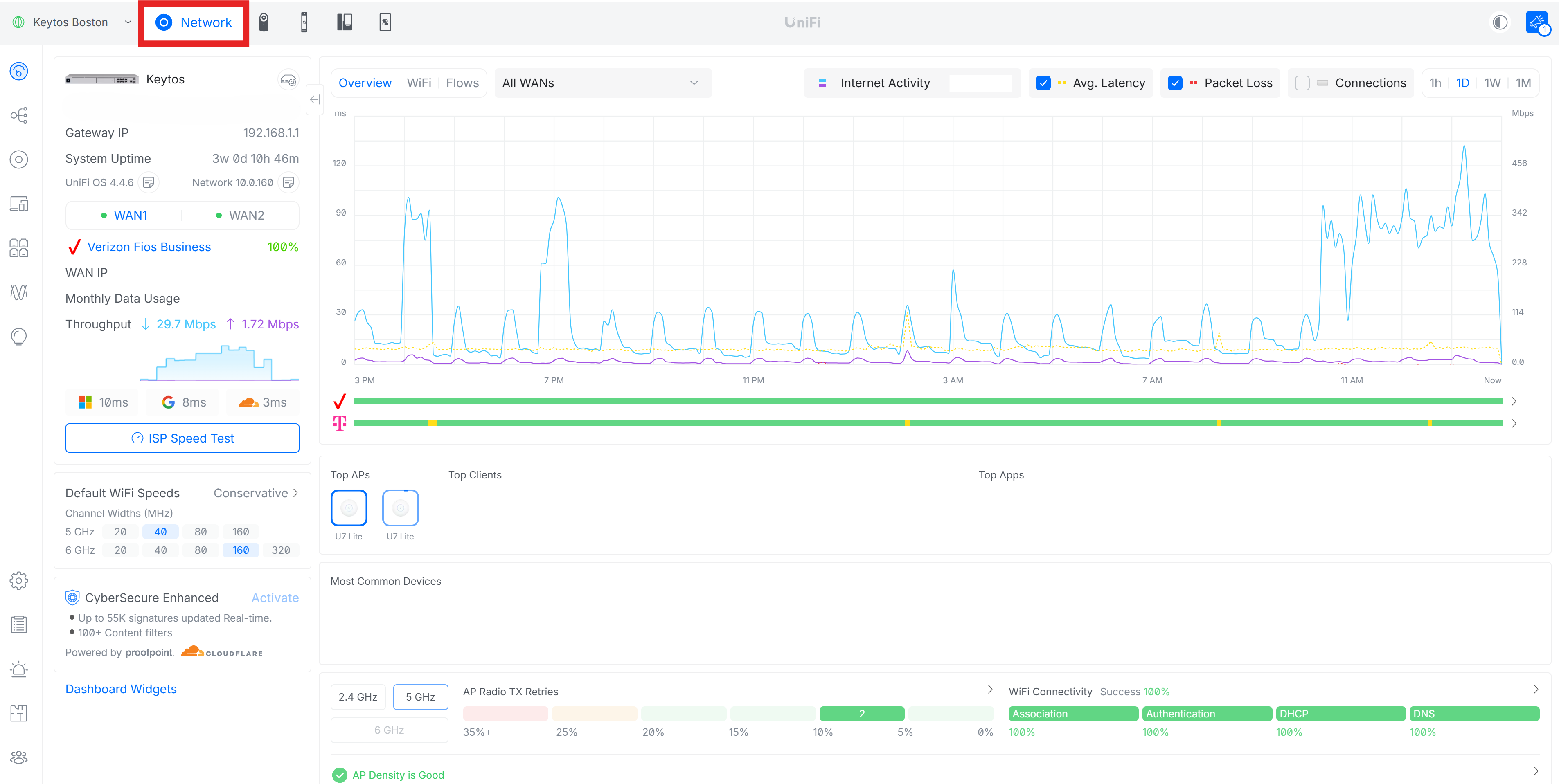 Ubiquiti UniFi Controller Network Settings