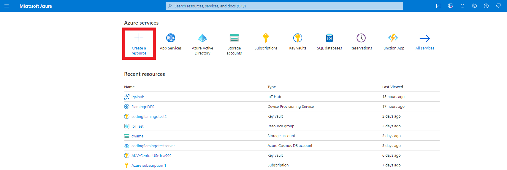 Create IoT Hub