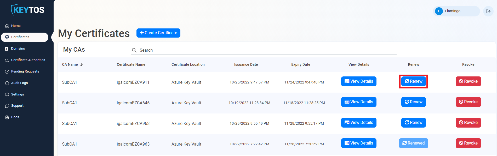 Rotate Azure AAD Certificate