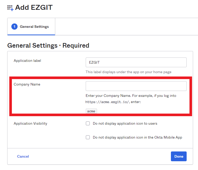 Okta Integration Network Catalog