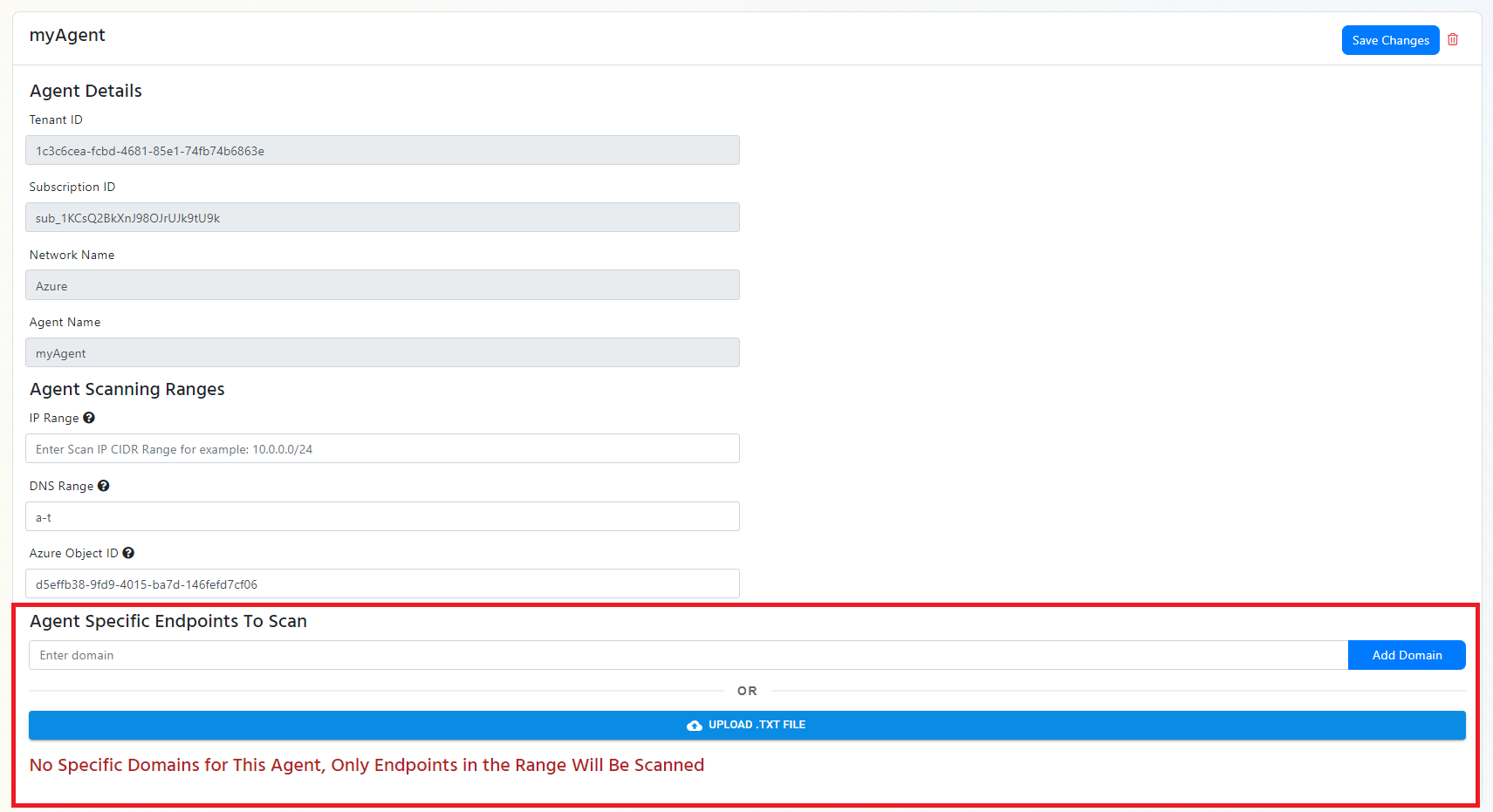 EZMonitor Agent Domains