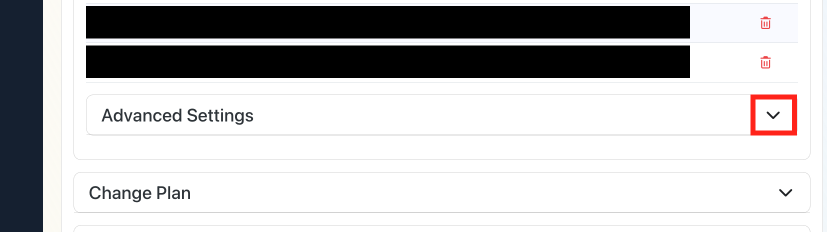 EZMonitor Advanced Settings