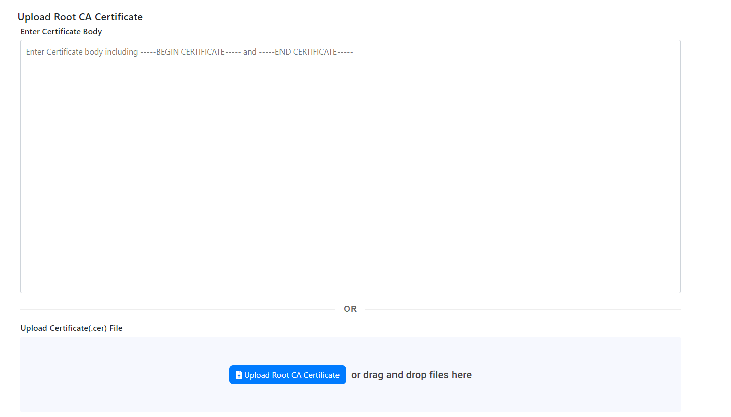 EZRADIUS Cloud RADIUS Network Policy add RADIUS Certificate for EAP-TLS