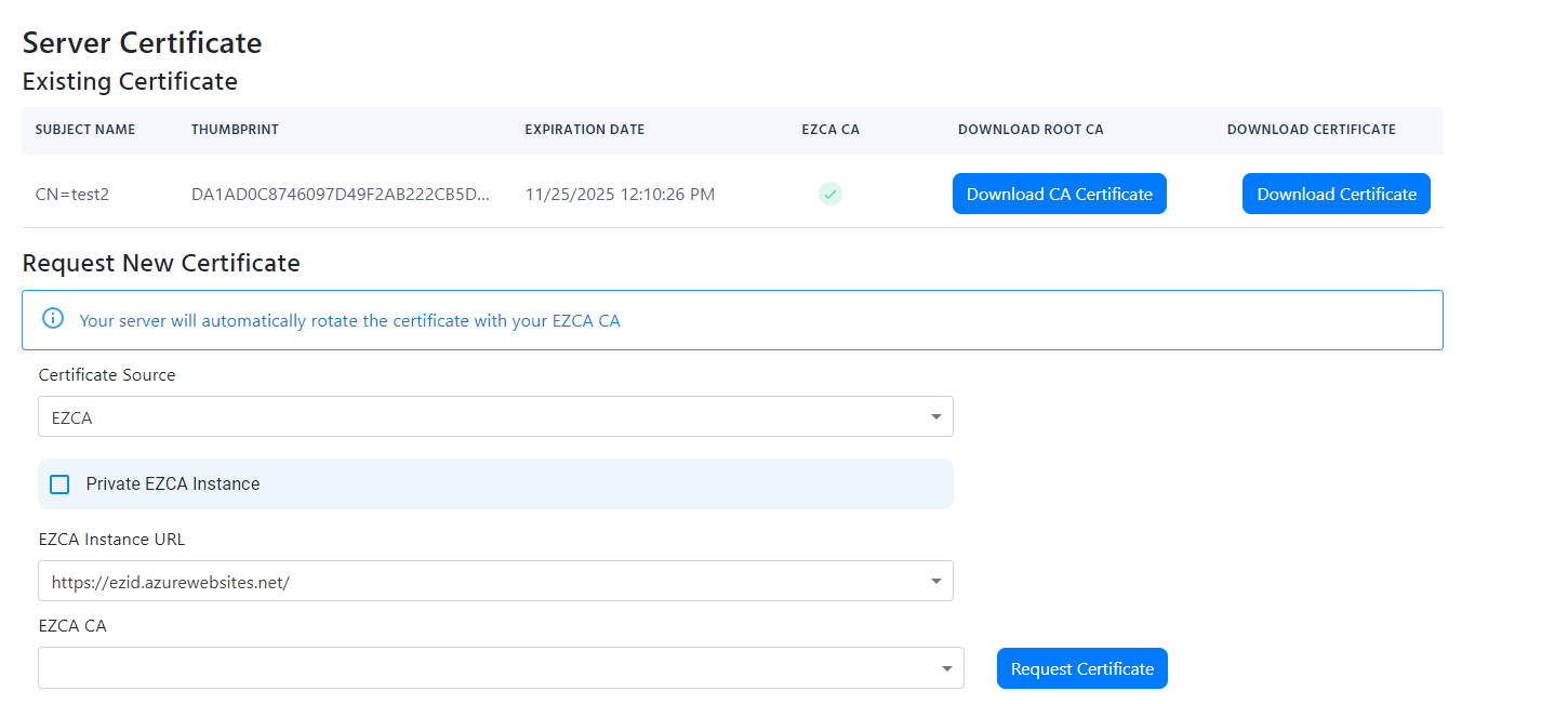 EZRADIUS Cloud RADIUS Network Policy add RADIUS Certificate for EAP-TLS