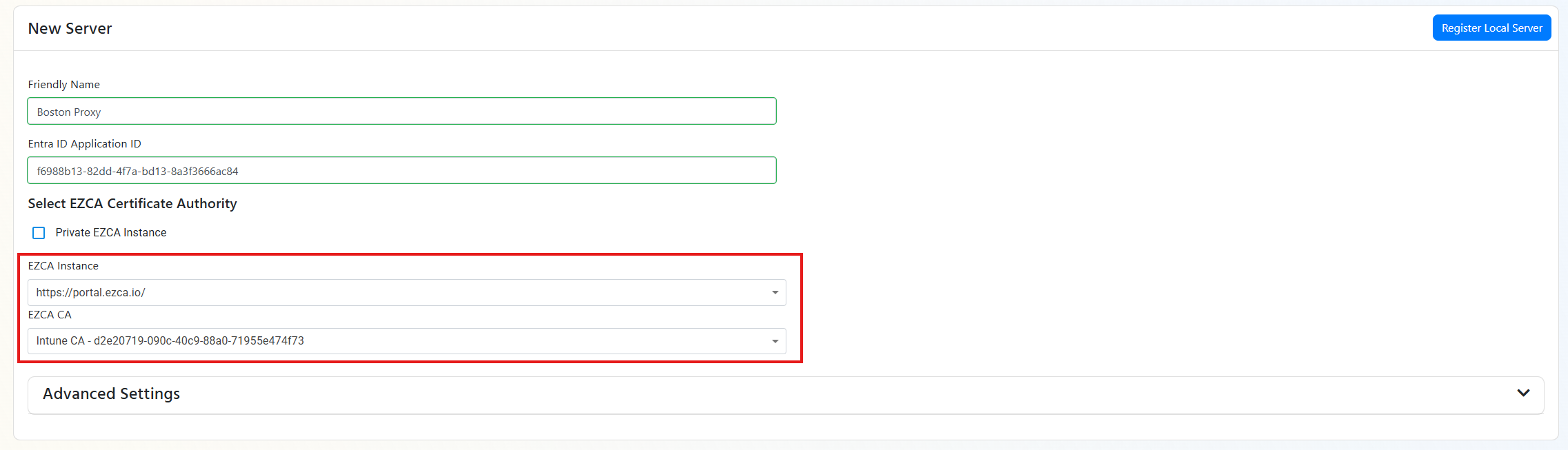 Create Local RADIUS Proxy for Cloud RADIUS in EZRADIUS