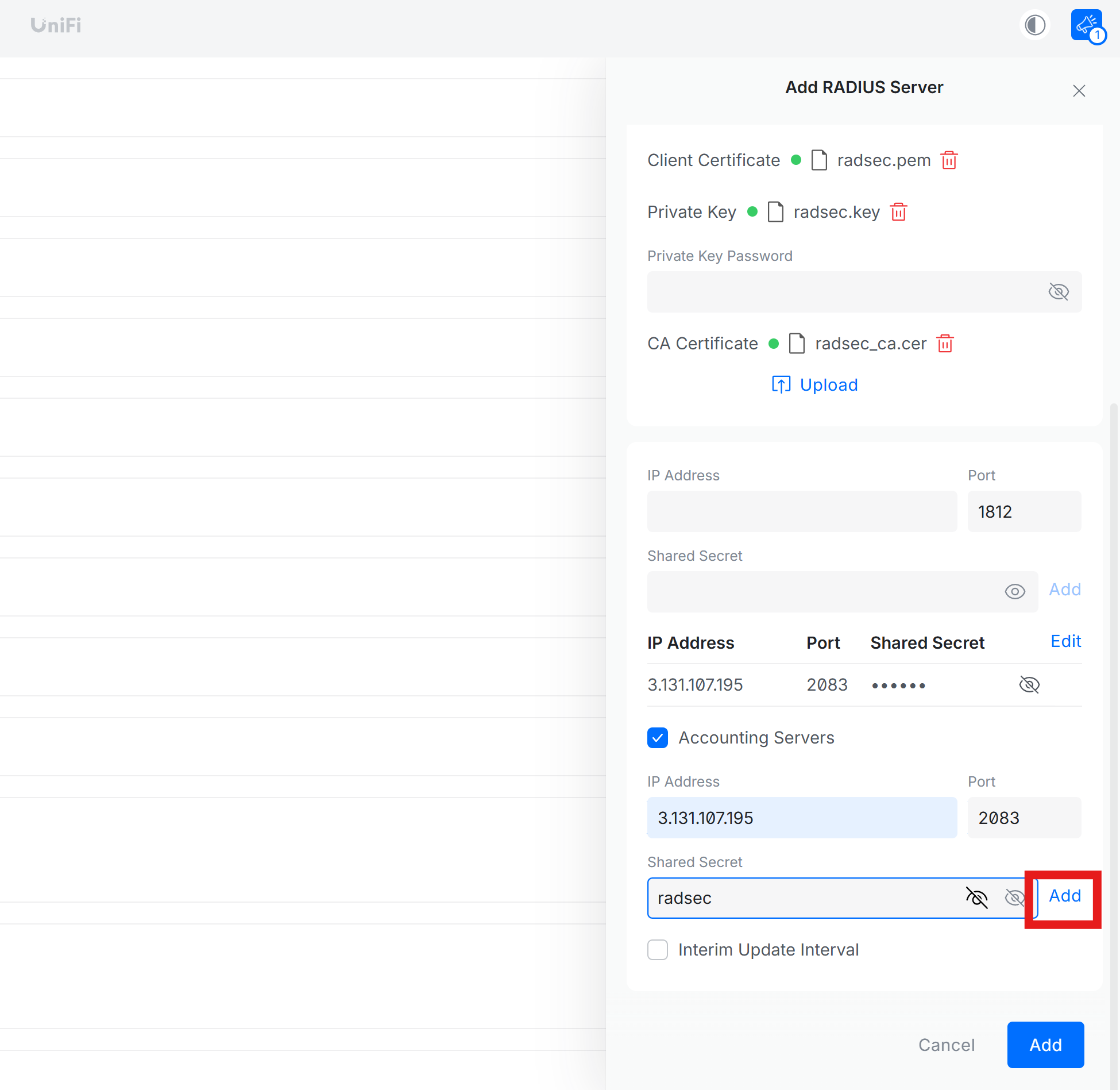 How to Setup Cloud RADIUS Accounting Profile in Ubiquiti Unifi Controller