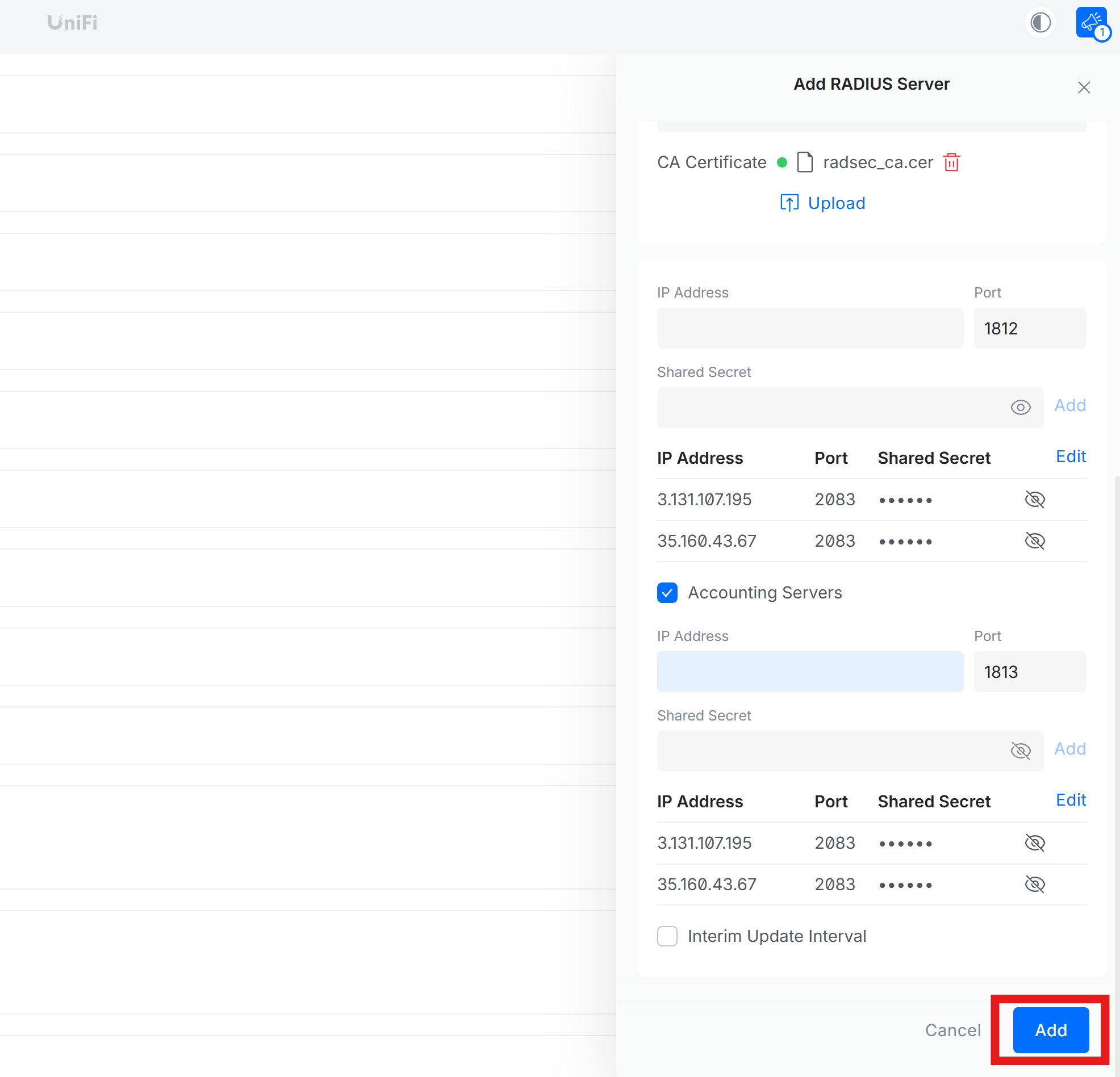 How to Add RADIUS Server for Entra ID in Ubiquiti Unifi Controller