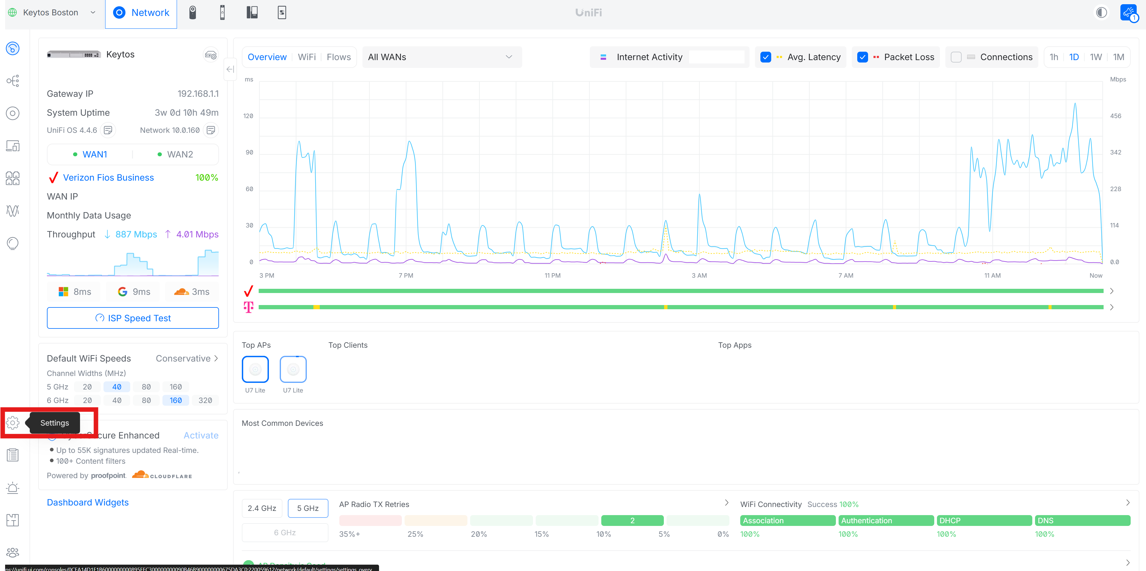 Ubiquiti Unifi Controller Settings