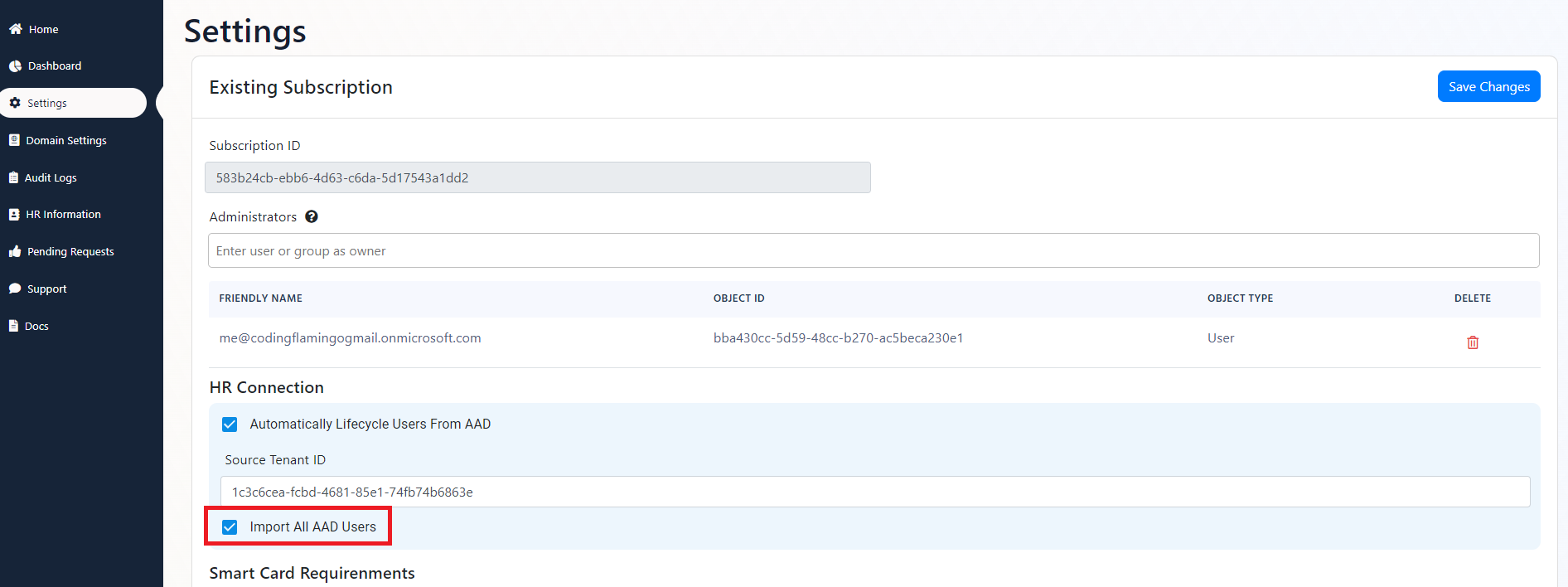 Manage your passwordless authentication tokens for all Entra ID users