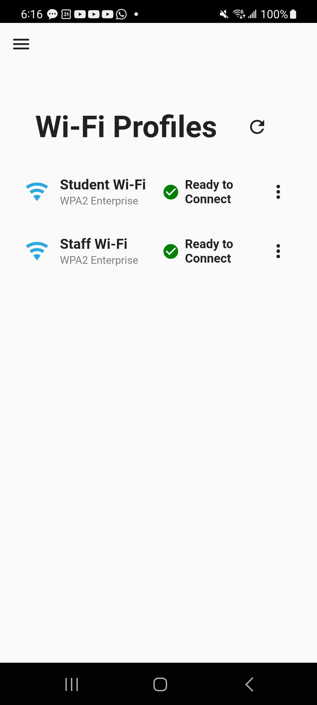 Keytos Connect Dashboard