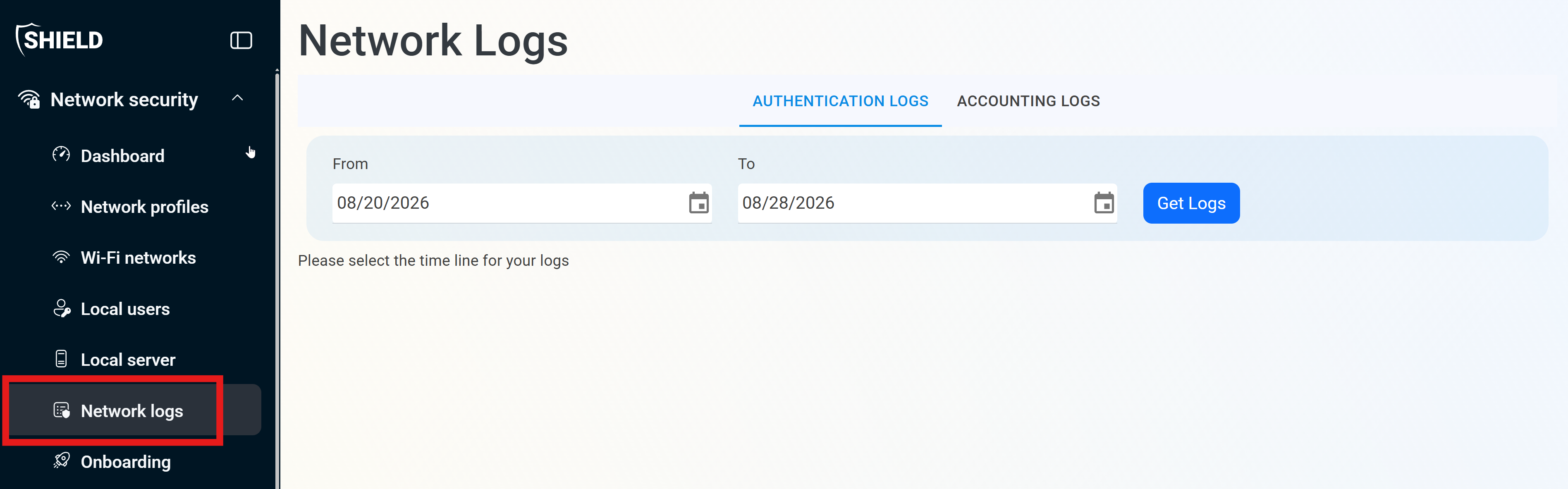 Shield Network Logs